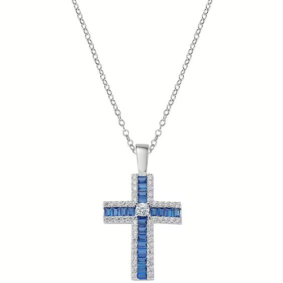 Collana Amen Donna Croci in Argento Zircone CLCRBABBBLZ - CLCRBABBBLZ